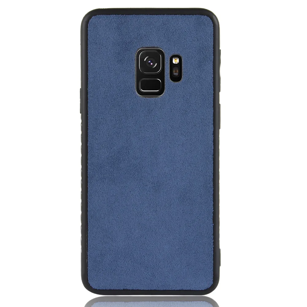 10 шт./лот Alcantara телефон кожаный чехол противоударный чехол для samsung Note9 A6 Plus A6 S9 S9 Plus Funda Coque