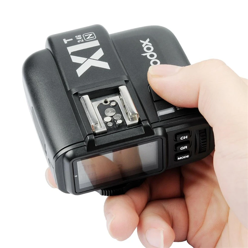 Триггер вспышки Godox X1T-S TTL 2 4G беспроводной 1 / 8000s HSS 32-канальный передатчик камеры