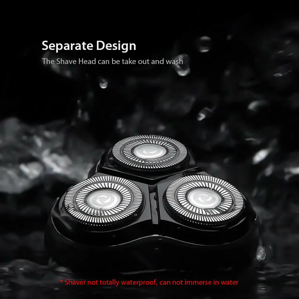 Baratos Afeitadora eléctrica 3D recargable SPZ carga USB Control inteligente protección de bloqueo hombres afeitadora de barba de Xiaomi Youpin