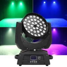 Éclairage professionnel à LED Zoom lavage 36x10w RGBW 4 en 1 DMX tête mobile, faisceau de lumière Lyre pour scène Disco, spectacle de mariage DJ 