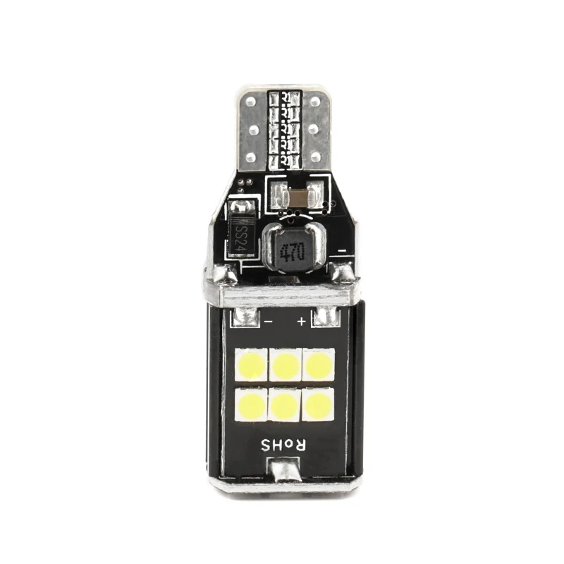 1 шт. T15 Светодиодная лампа 15SMD W16W 2835 Светодиодный одов супер яркий стоп-сигнал s