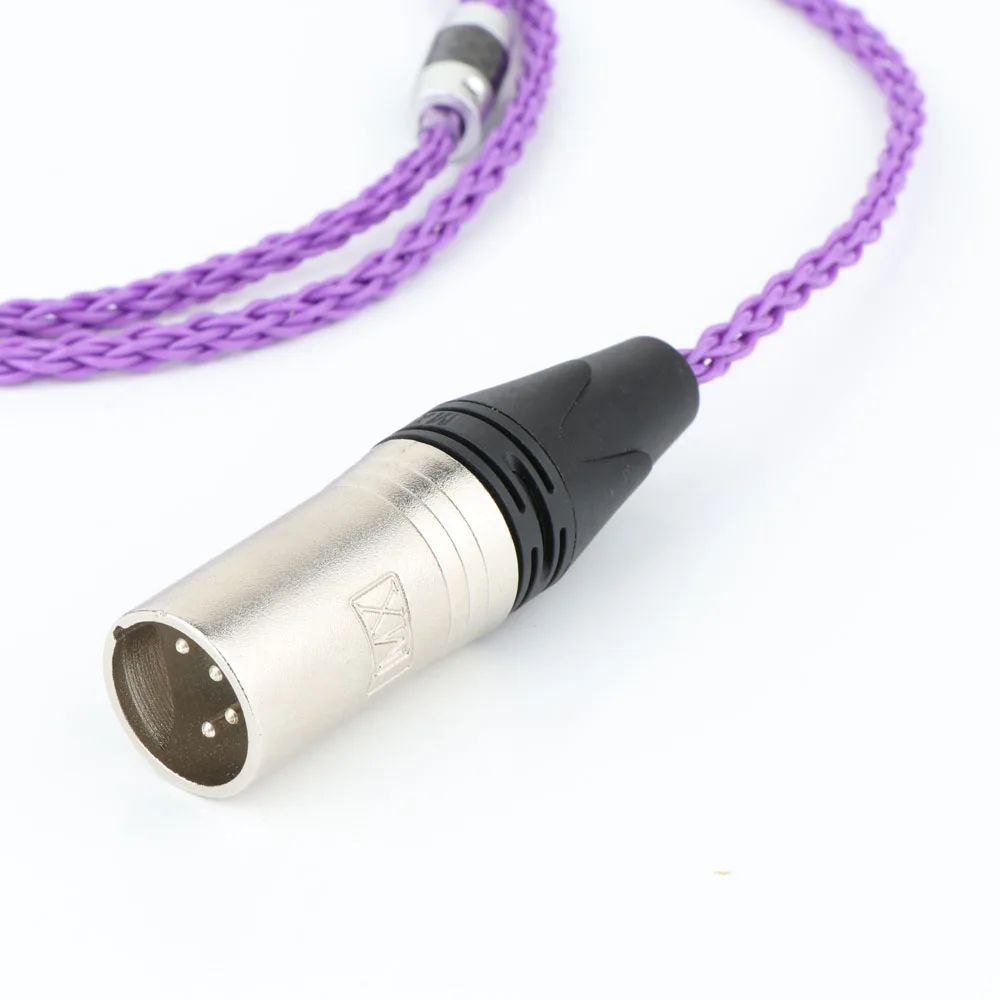Preffair HIFI 8 Cores Silver Plated Headphone Upgrade Cables for Sundara Aventho focal elegia t1 t5p D7200 D600 D7100MDR Z7