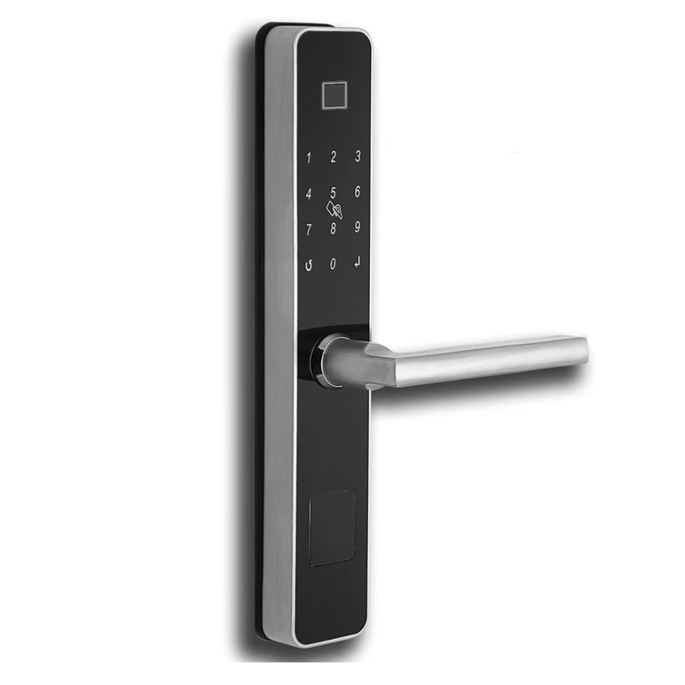 

Умный Замок TT с Bluetooth и сканером отпечатков пальцев, электронный замок с паролем, с цифровой клавиатурой, с RFID