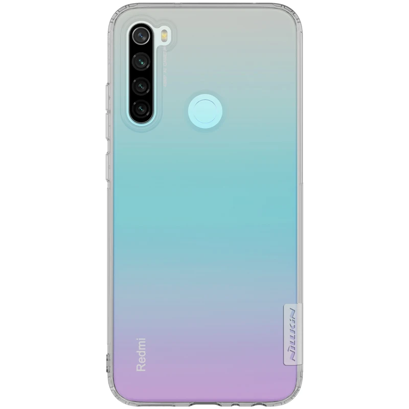 Grey Прозрачный чехол Nillkin из ТПУ для Xiaomi Redmi Note 8 ультра тонкий мягкий защитный чехол для Redmi Note 8Pro чехол для телефона - Цвет: Grey