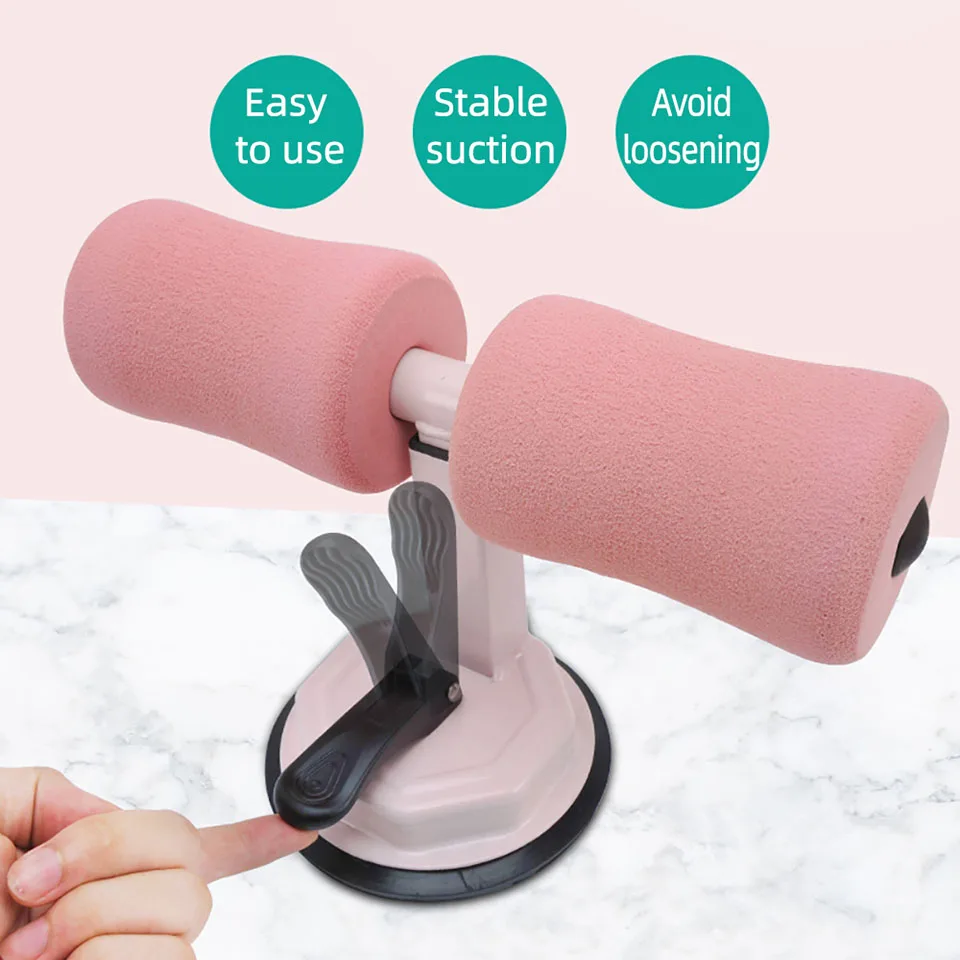 KoKossi 1Pcs Fitness Sit Up Bar Assistant Gym Exercise Device Resistance Tube Workout Bench Equipment for Home Abdominal Machine