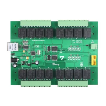 

For network control with TCP/IP/relay remote control board mobile phone 10a 16ch relay module board