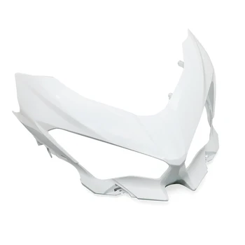 

Head Cover For Kawasaki NINJA 400 EX400 2019 2018 ninja400 Injection Unpainted Motorcycle Front Head Upper Nose Fairing Cowl