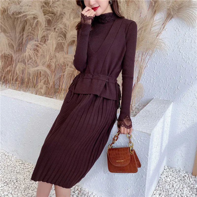Ограничено по времени, пуловер, кардиган, Feminino Blusas De Inverno Feminina, фильм 9495, 2 шерстяных волоса, кружевное платье для леди 85 - Цвет: see chart