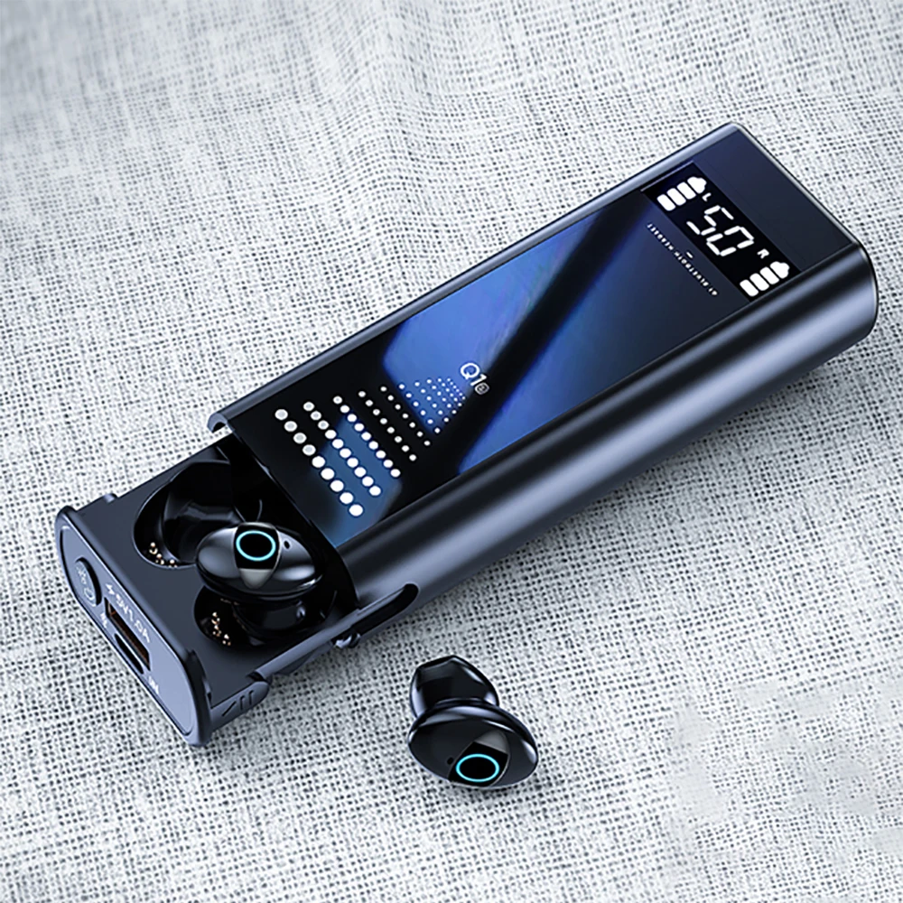 QCR Q1s TWS Bluetooth наушники вкладыши многофункциональные HiFi 9D беспроводные IPX7