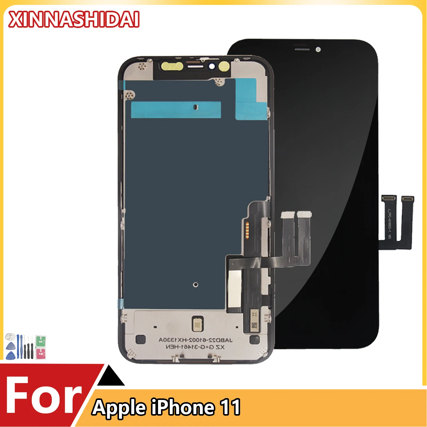 100% протестированный Новый ЖК-дисплей для Apple iPhone 11 сенсорный экран дигитайзер в