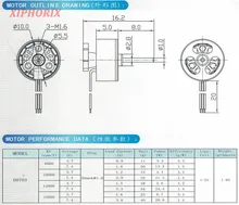  1.9g Micro Outrunner Brushless Motor D0703 20000KV 