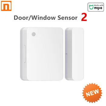 

Original Xiaomi Mijia Door Window Sensor 2 Safety Burglar Alarm Detector Work with Mijia App Bluetooth Connect For Smart Home