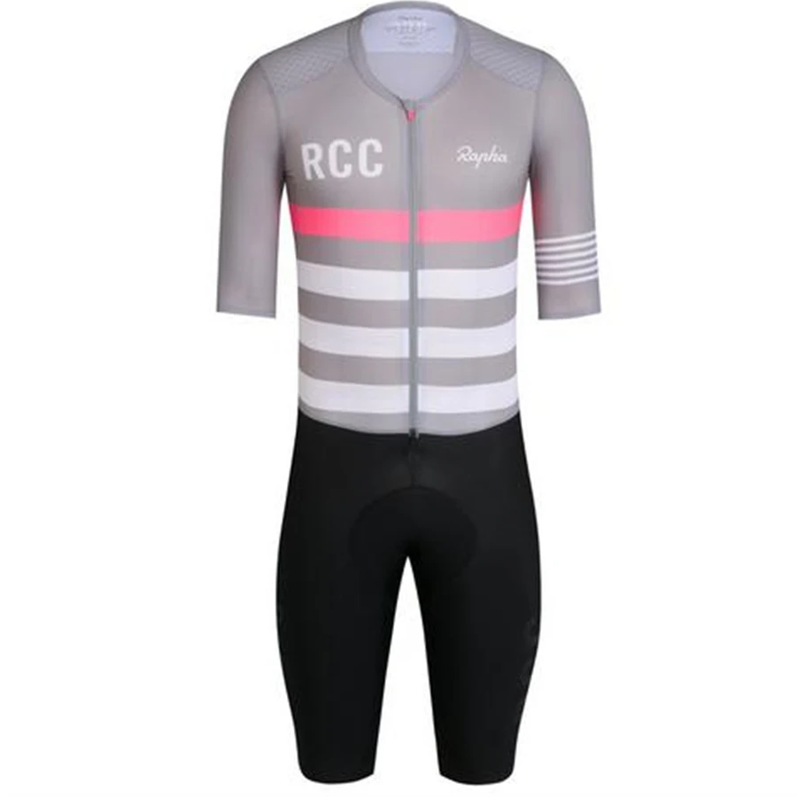 EF raphaing pro team, новинка, летний мужской костюм для триатлона, велоспорта, короткий рукав, mtb roupa ciclismo, велосипед, спортивный костюм для бега 9D - Цвет: Серебристый