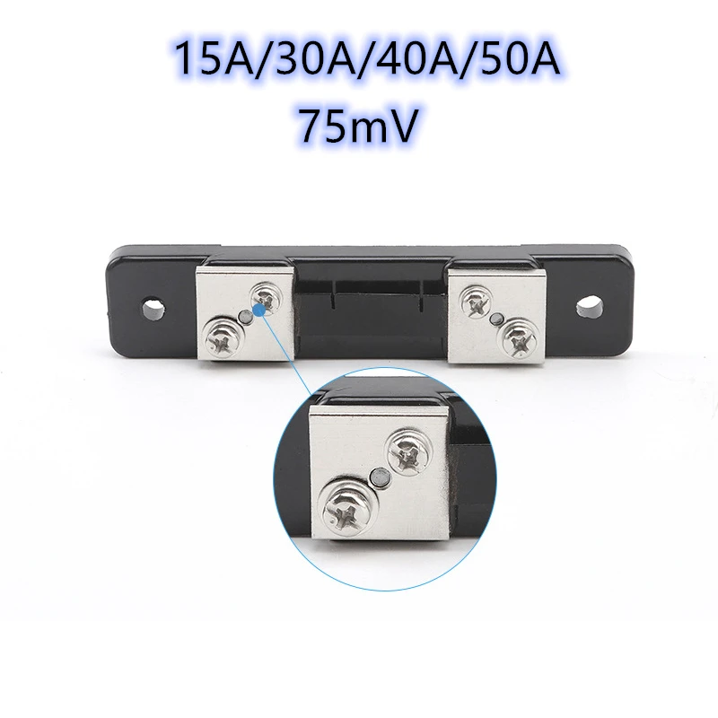 Shunt Di Resistenza Per Amperometro CC Fielect 50 A 75 MV FL-2, 1 - Foto 4