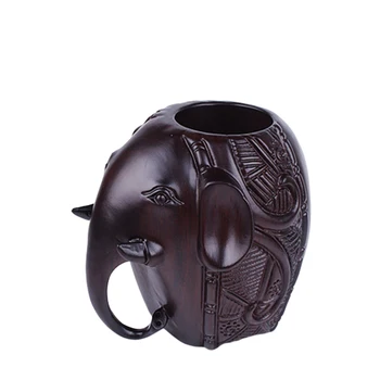 

Home Decor Decoration Maison Wooden Elephant Pen Holder Ebony Pen Holder Adornment Elephant Pen Holder Desktop Ornament