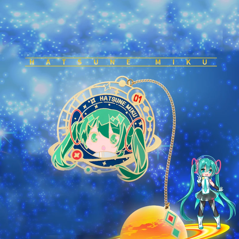 Периферическая Закладка Hatsune Miku анимационные канцелярские принадлежности