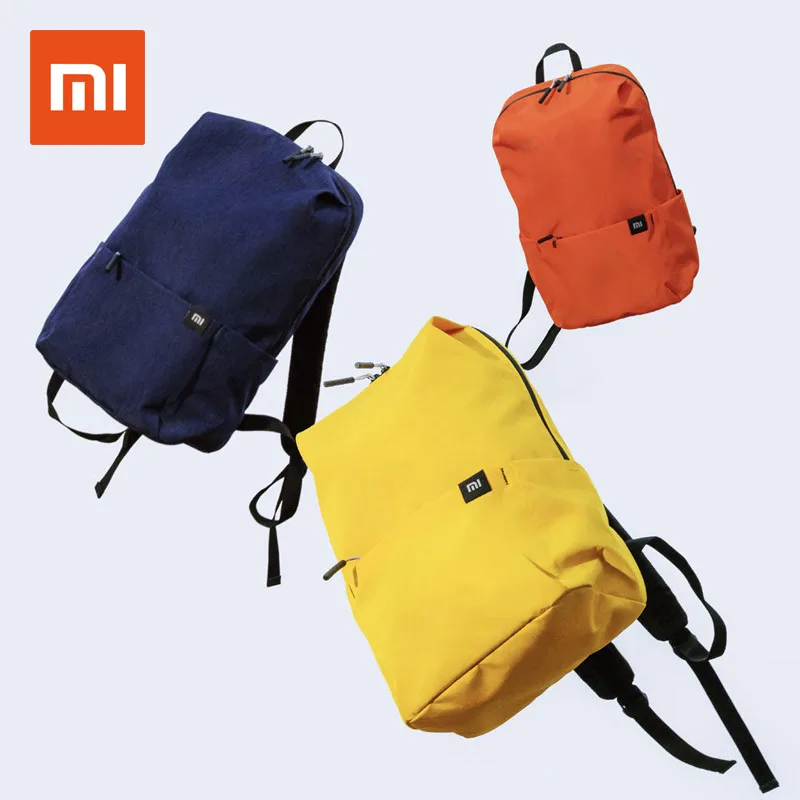 Рюкзак Xiaomi 10L, сумка для спорта и отдыха, нагрудный рюкзак, сумка, светильник, маленький размер, рюкзак унисекс