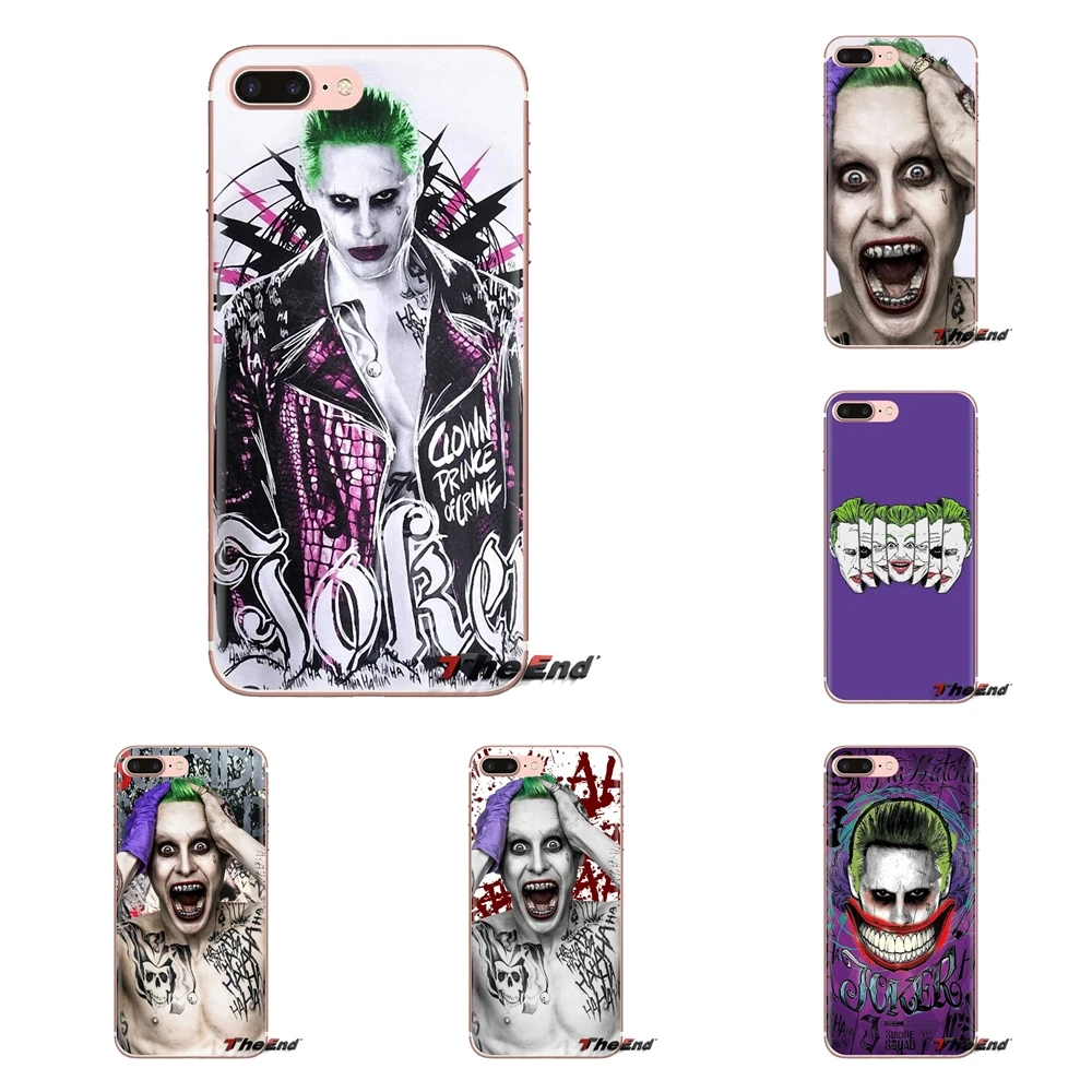 Для samsung Galaxy S2 S3 S4 S5 мини S6 S7 край S8 S9 Plus Note 2 3 4 5 8 Coque Fundas джокер из отряда самоубийц DC