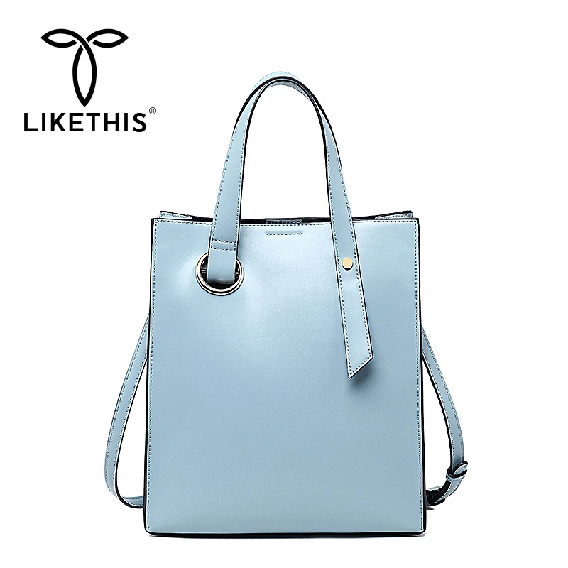 

LIKETHIS 2019 New Women Handbags Trend Woman Messenger Shoulder Bag Female Luxury Designer Travel Ladies Portable Office Totes