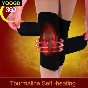 

1 Pair Health Care Tourmaline Self -heating Kneepad Magnetic Therapy Knee Support Tourmaline Knee Brace Belt Knee Massager
