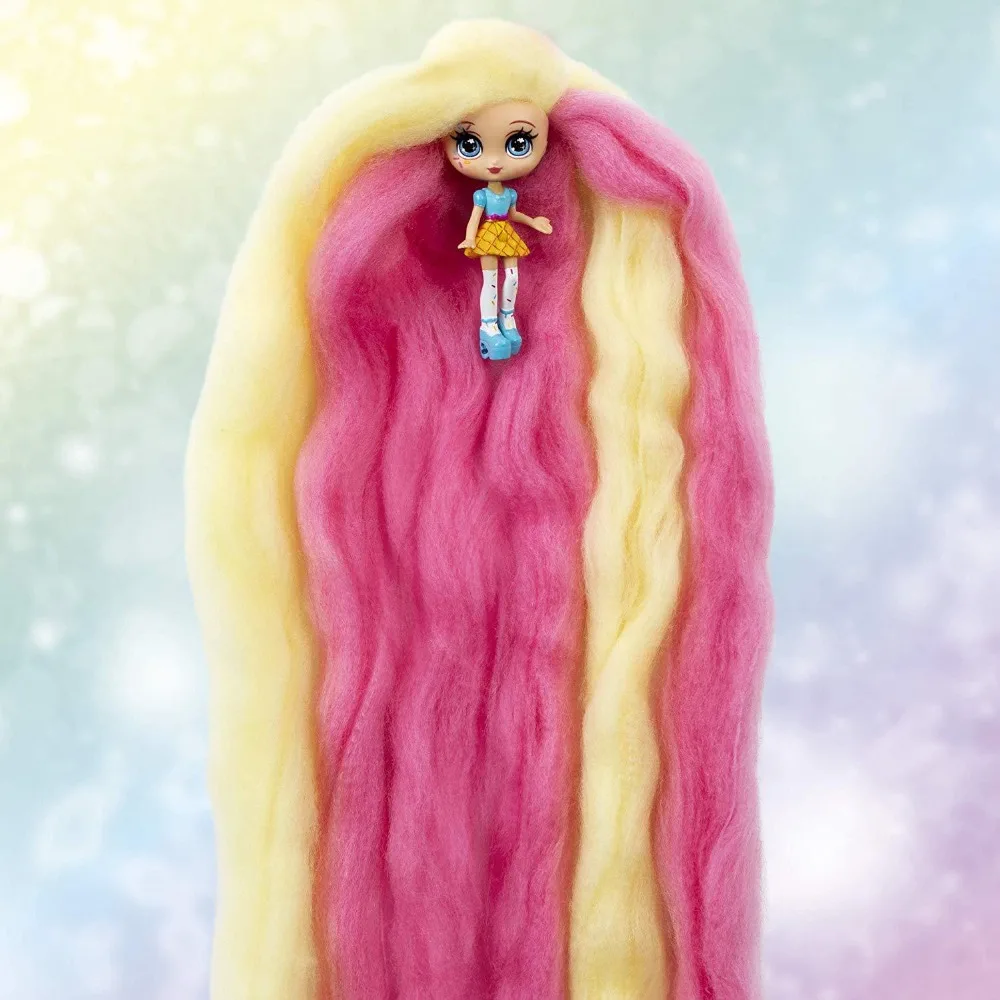 Переиздание Candylocksed сладкое угощение игрушки куклы для хобби аксессуары Зефир волосы 30 см сюрприз прическа с ароматизированной куклой