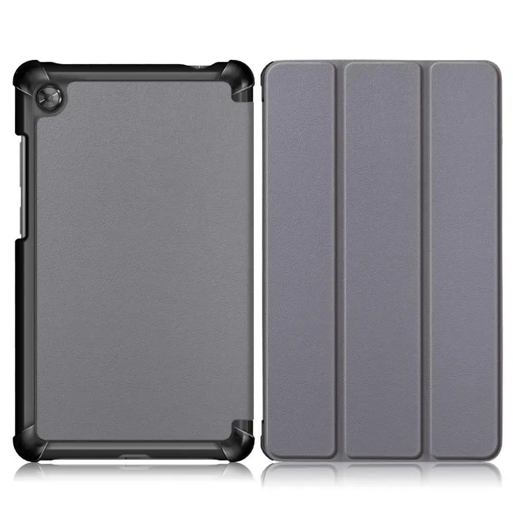 gray Магнитный Тонкий складной чехол для lenovo Tab M7 TB-7305F TB-7305X TB-7305I чехол для планшета для lenovo Tab M7 TB-7305 чехол - Цвет: gray