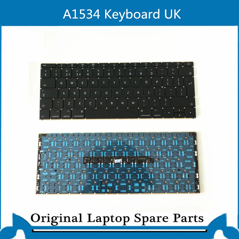 Оригинальная новая клавиатура для Macbook 12 дюймов A1534 US UK 2016 2017|Клавиатуры замены| |