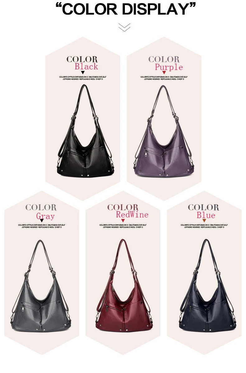 multifunction large hand bags for women luxury designer women big tote shoulder crossbody bags leather sac a main femme red