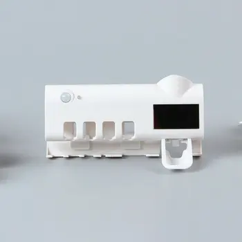 

Uv Toothbrush Sterilizer Wall Mounted Infrared Intelligent Sensor Lamp Compact And Hollow Out Design 1 Pcs