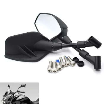 

Universal 8mm 10mm motorcycle rear view mirror black For Kawasaki Ninja 300R 300 EX300 250 250R EX250 ER6F ER-6N