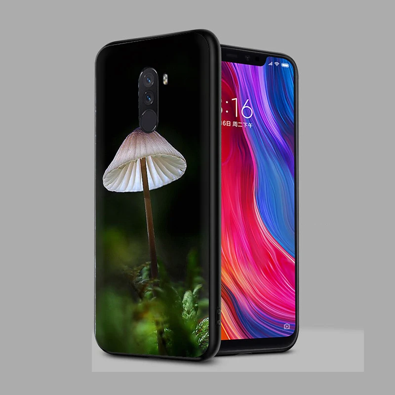EWAU гриб силиконовый чехол для телефона для Xiaomi 5X6 6X8 9 SE A1 A2 Lite Max 3 F1 9T A3 Pro CC9 CC9e 9 Pro Note 10