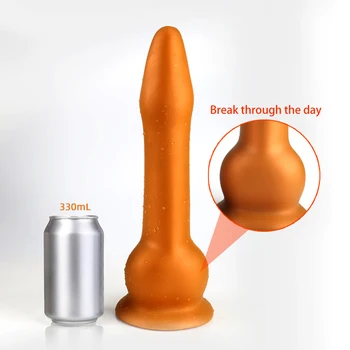 Soft Long Anal Plug Dildo Huge Butt Plug With Suction Cup Adult Erotic Sex Toys for Woman Men Prostate Massgae Big Anus Dilator 5