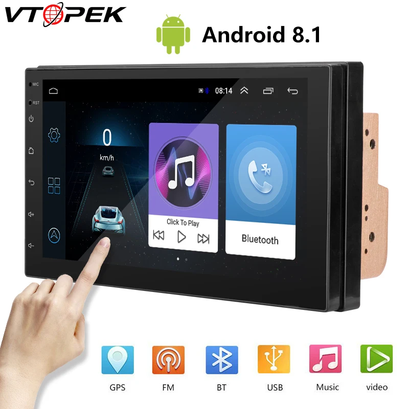 Автомагнитола 2 Din на Android 8 1 мультимедийный видеоплеер Универсальная