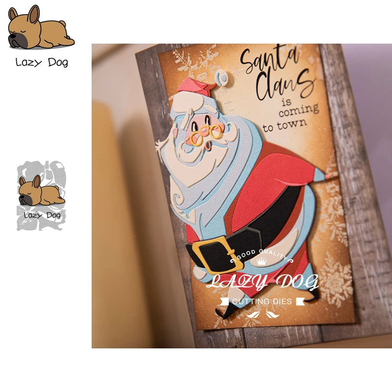 

Christmas Santa Claus Metal Cutting Dies Scrapbooking Stencil Decorative Craft Embossing Die Cuts Card Making New Dies For 2019
