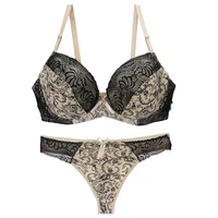 2022 nouveau ensemble de soutiens-gorge Sexy 32/70 34/75 36/80 38/85 40/90 42/95 44/100 BCDE tasse sous-vêtements Bralette brassière grande taille Lingerie string 6