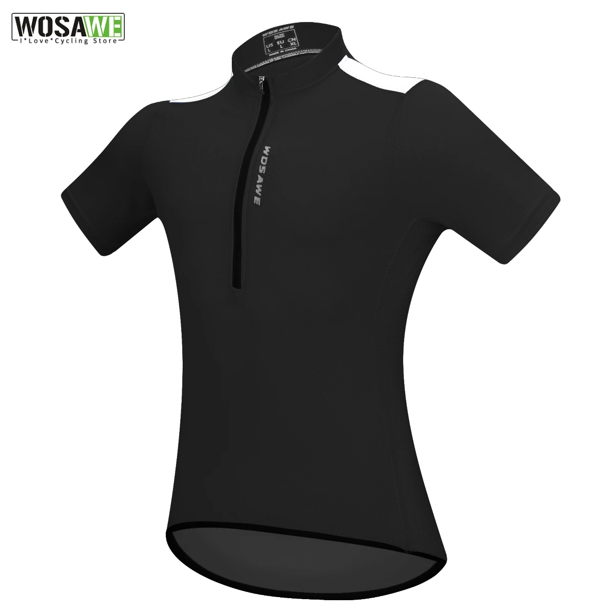 Вело Джерси WOSAWE эластичные дышащая 100% полиэстер однотонная|bike clothes|cycling jerseybicycle