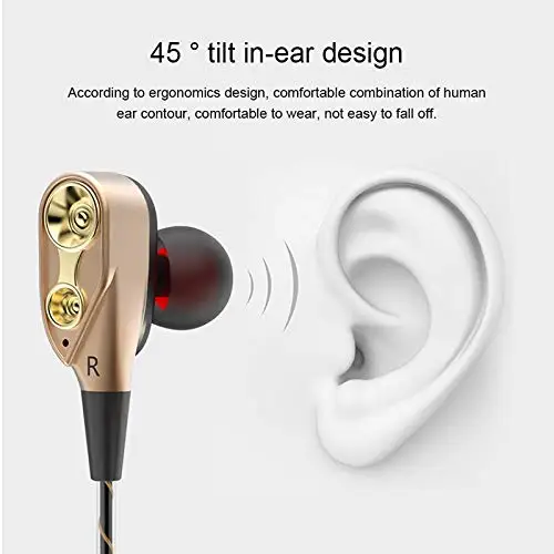 3.5mm Wired Earphone with Mic for iPhone Samsung Huawei Xiaomi