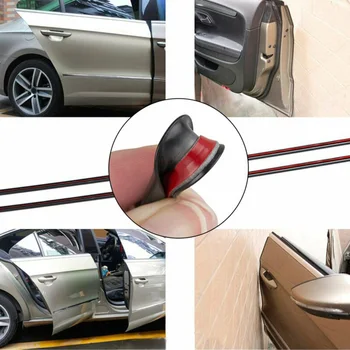 

Accessory Door Edge Guard Strip Rubber Car Molding Trim Protectors Cover Exterior