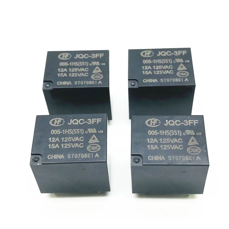 Реле HF3FF JQC 3FF 5VDC 1HS 12VDC 9VDC 24VDC 1HS(551) DIP4 5В 12В 24В DC|Реле| |