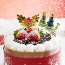 Mini Christmas Tree Cake Topper