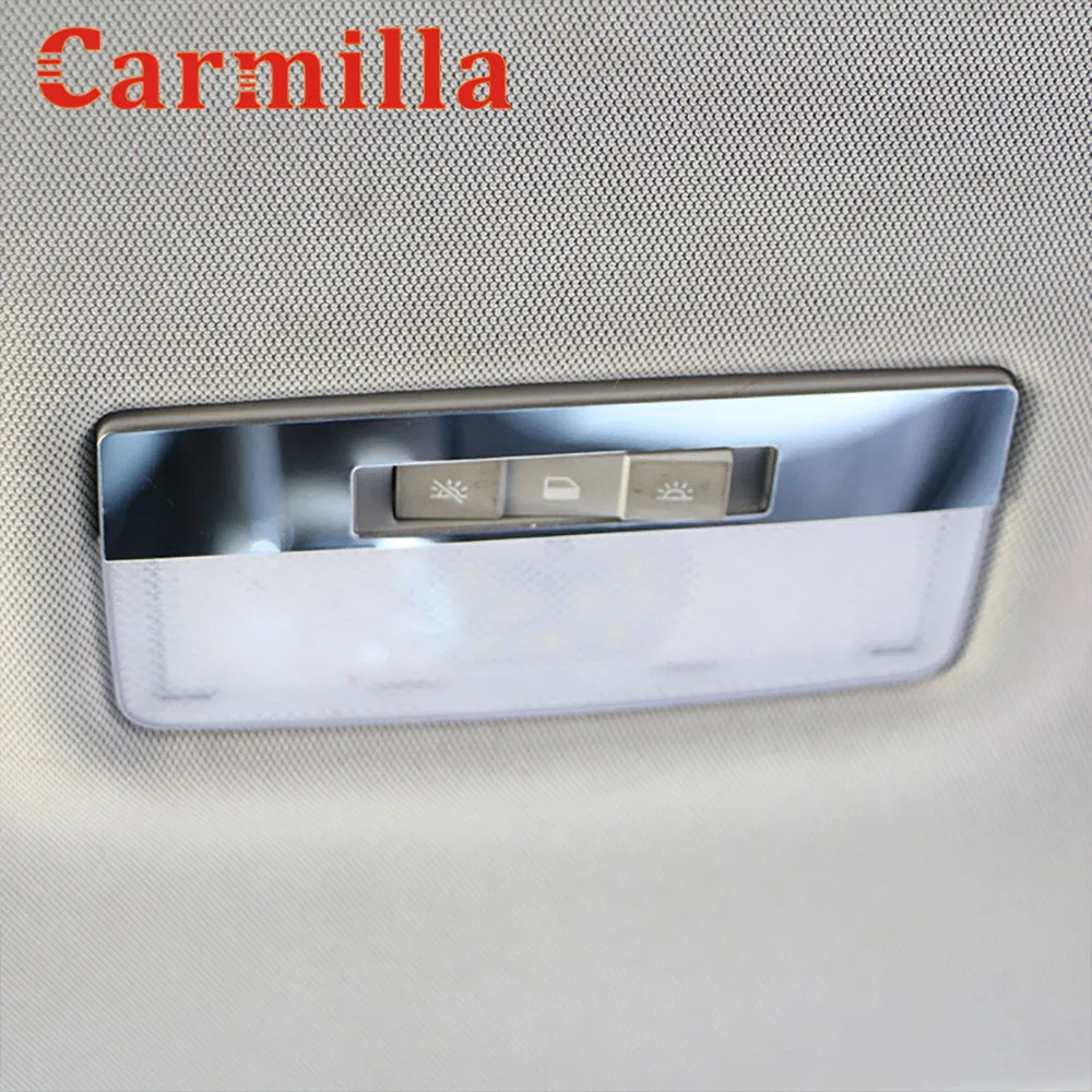 Передние лампы для чтения Carmilla из нержавеющей стали отделка крышки buick encore OPEL MOKKA