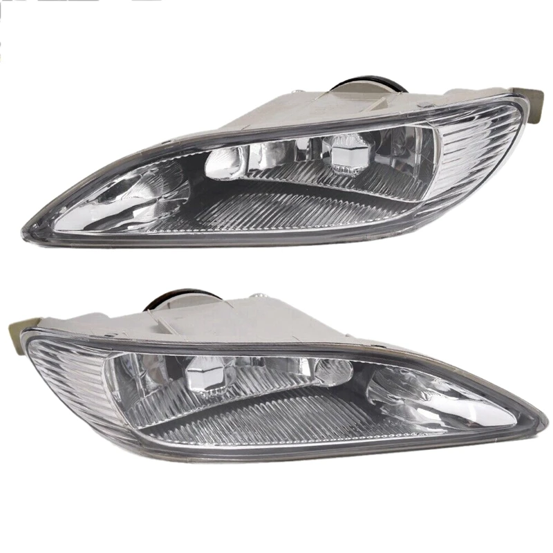 Front Bumper Clear Lens Fog Lights Driving Lamps Set for Toyota Corolla 05-08