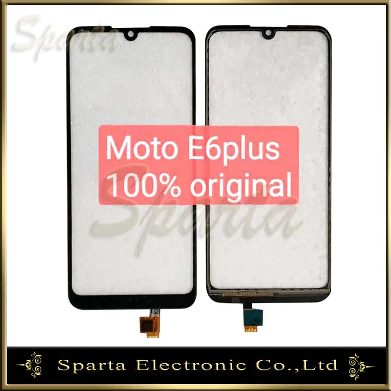 

Touch Screen For Motorola Moto E6 Plus Touch Screen Panel Digitizer Glass Sensor Lens Repair Replacement No LCD
