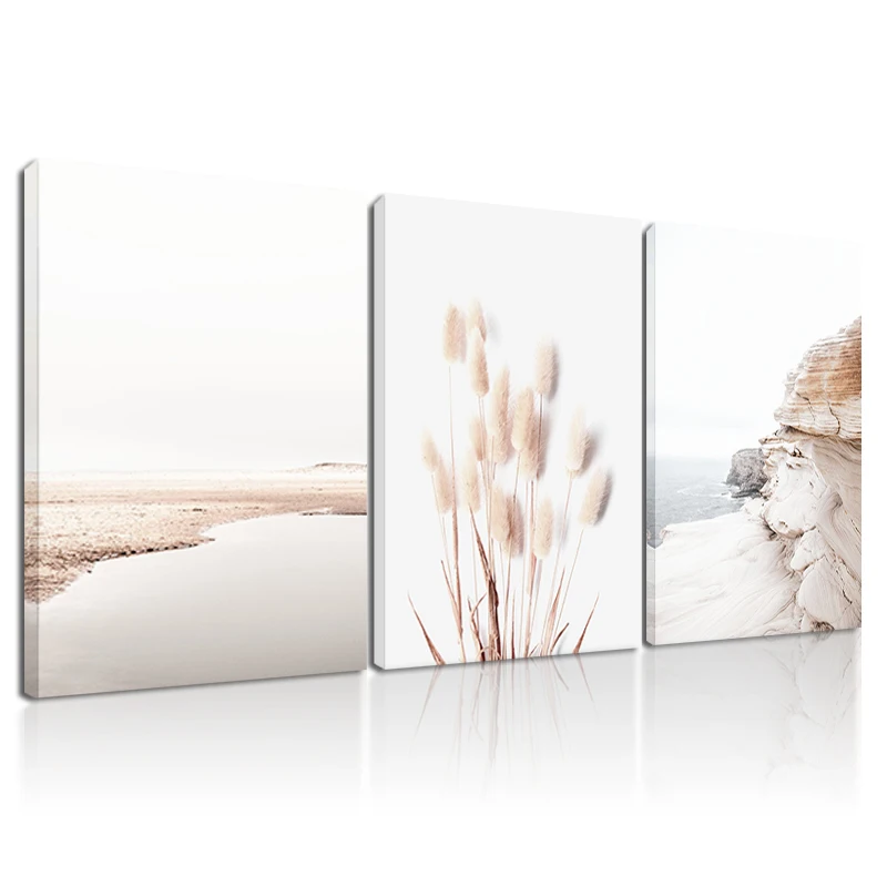 Скандинавский пейзаж картина для гостиной в рамке настенный постер украшения