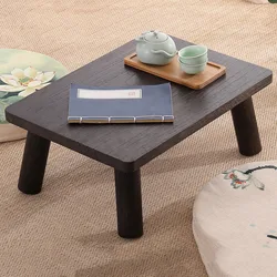 Table basse en bois, meuble de maison, baie vitrée, Table d'ordinateur, pour salon, décoration, bureau, ordinateur portable 