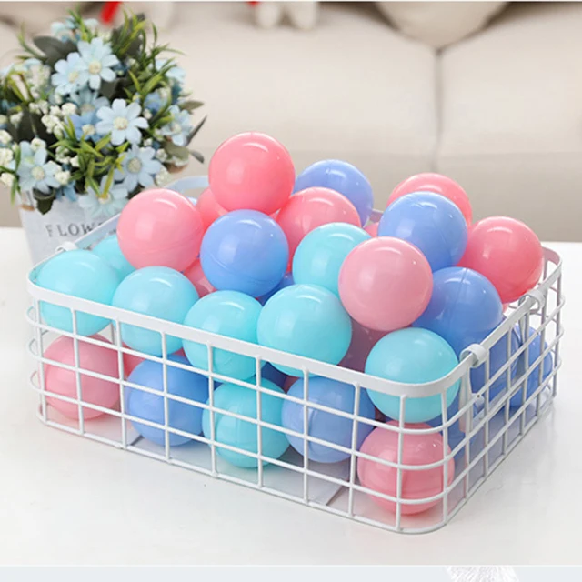Eco-Friendly Colorful Ball Pits Soft Plastic Ocean Ball Transparent Water Ocean Wave Ball Toys For Children Kid Baby 5.5/7/8CM 3