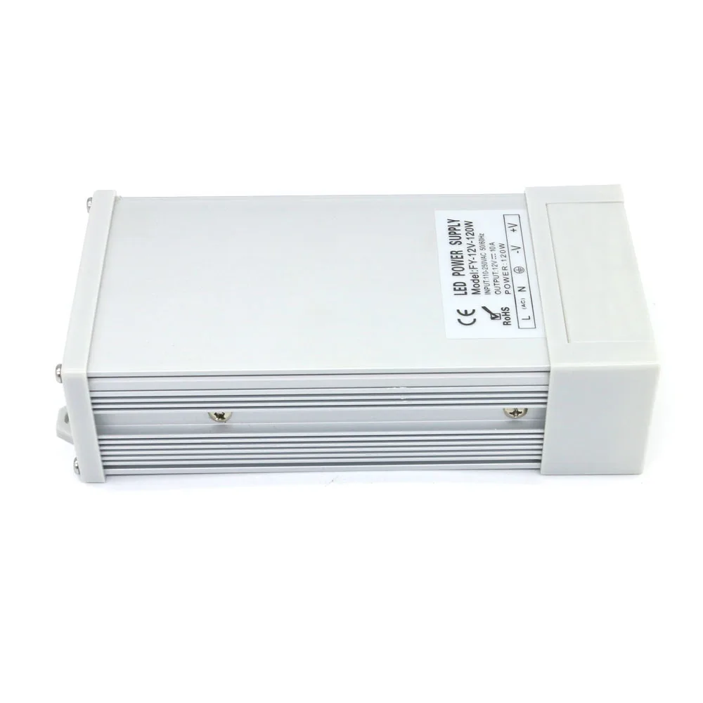 ANDRISE открытый непромокаемый Dc 12v импульсный источник питания Ac 110 v/220 v к 10a 120w