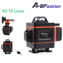 Niveau Laser vert 4D 16 lignes à nivellement automatique, croix horizontale et verticale à 360 °, pour intérieur et extérieur, GL161LG, A BF