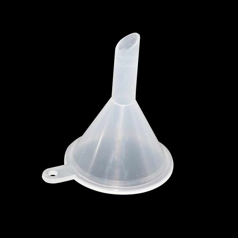 2 шт. Маленькая прозрачная пластиковая бутылка для духов, воронка для жидкости, лабораторные аксессуары, небольшие инструменты для упаковки, вспомогательные инструменты