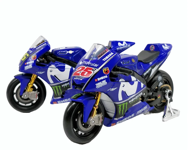 

Maisto 1:18 YAMAHA YZR-M1 2018 V.ROSSI #25 Maverick Vinales Racing Diecast Motorcycle